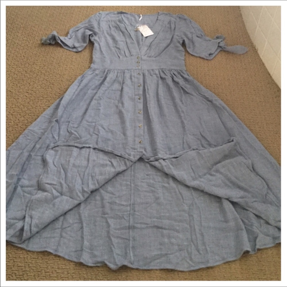 Free People Love Of My Life Midi Dress. NWT. - Picture 7 of 8